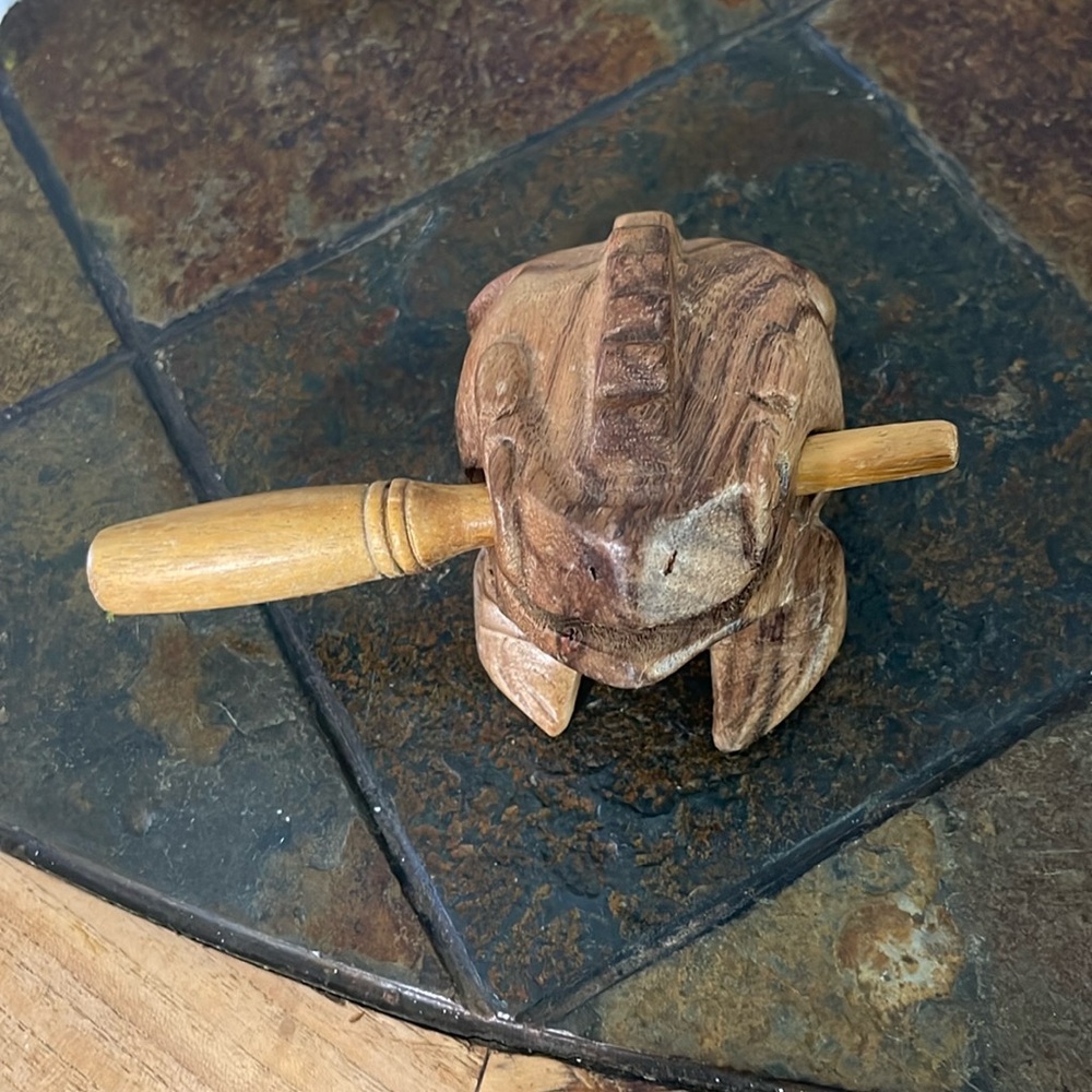 Wooden Lucky Frog,Percussion Instrument